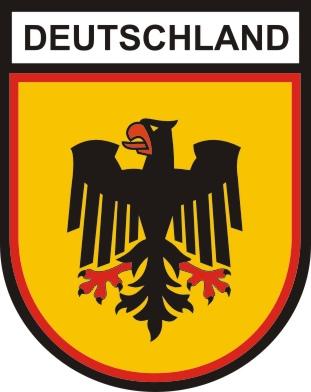 Wappen Aufkleber Deutschland